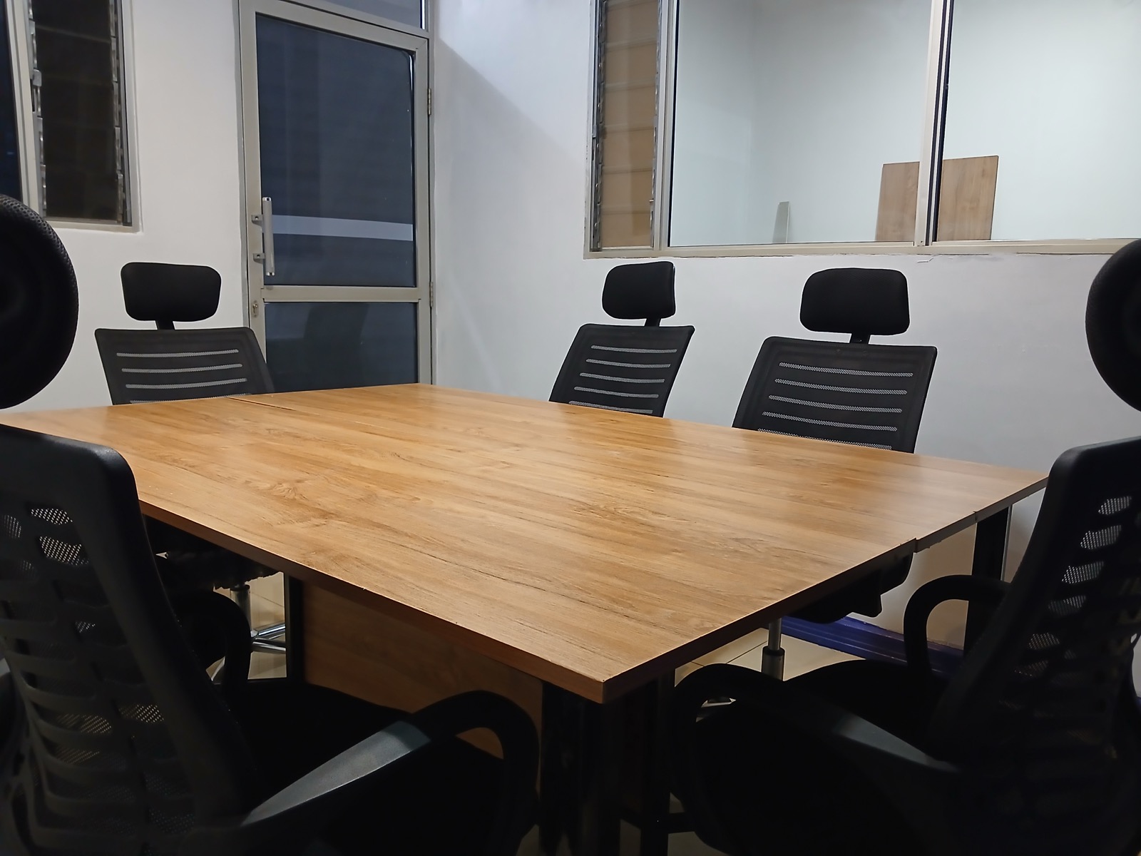 Boardroom table and seating at Dynamic